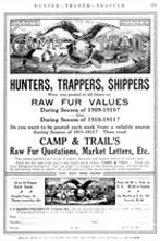 Hunters, Trappers, Shippers: Camps & Trails