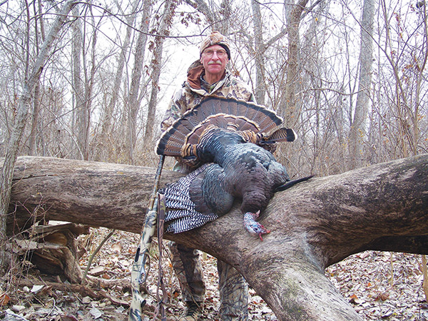 author with turkey he shot