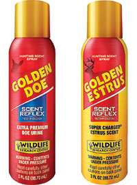wildlifre research center golden doe exytra premium doe urine and golden estrus extra premium doe urine