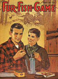 March 1967 father and son reloading ammunition