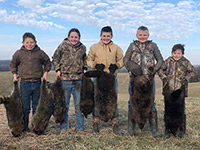 Braydon Thompson, Sydnee & Kai Binsbacher, Kole Ross & Braylen Plenge